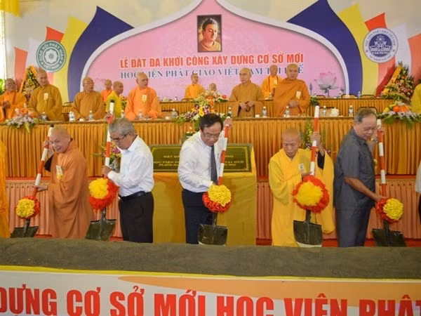 Inician construcción de Academia Budista de Vietnam en Hue ảnh 1 Inician construcción de Academia Budista de Vietnam en Hue ảnh 1