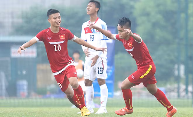Aplasta Vietnam a Myanmar en Torneo asiático de futbol sub 16 ảnh 1