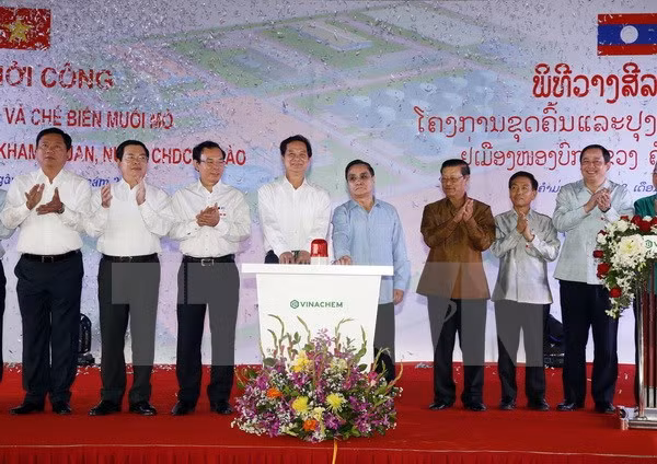  Vietnam inicia explotación de minas de sal de potasio en Laos ảnh 1