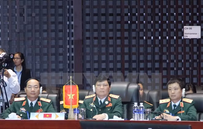 Inauguran en Laos X Conferencia de Ministros de Defensa de ASEAN ảnh 1 Inauguran en Laos X Conferencia de Ministros de Defensa de ASEAN ảnh 1