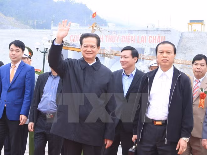 Celebran puesta en operación del generador 1 de Central Hidroeléctrica Lai Chau ảnh 1