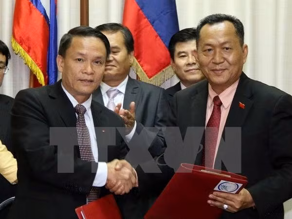 Dirigente laosiano valora cooperación entre VNA y KPL ảnh 1