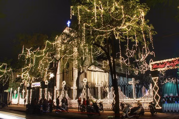Atmosfera navideña calienta Hanoi ảnh 2 Atmosfera navideña calienta Hanoi ảnh 2