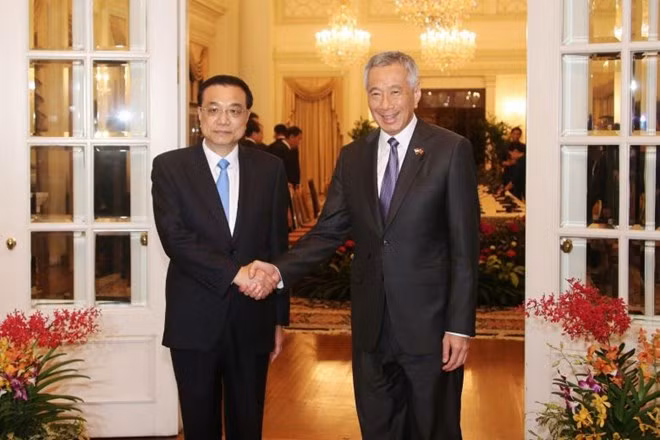 Primeros ministros de Singapur y China abogan por impulsar conectividad regional ảnh 1 Primeros ministros de Singapur y China abogan por impulsar conectividad regional ảnh 1