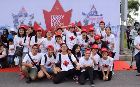 Más de 24 mil vietnamitas participan en carrera caritativa Terry Fox ảnh 1