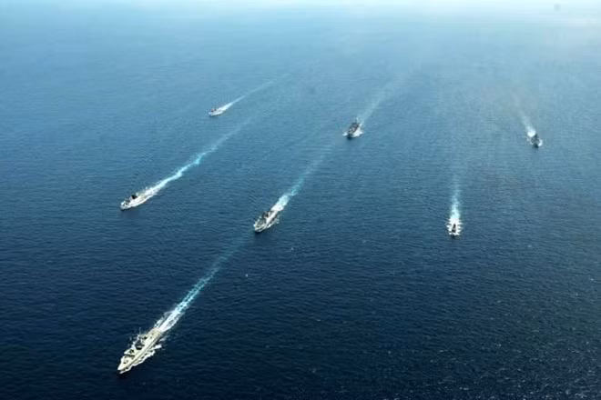 Armadas de la India y Singapur efectúan ejercicio militar a gran escala ảnh 1