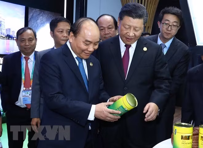 Premier de Vietnam cosecha éxitos al asistir a exposición en China, sostiene vicecanciller ảnh 1