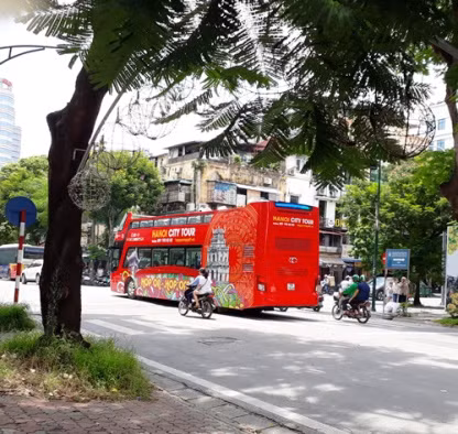 Turistas buscan los secretos de Hanoi ảnh 4