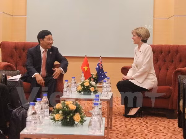 Vicepremier vietnamita se reúne con funcionarias de UE y Australia ảnh 1
