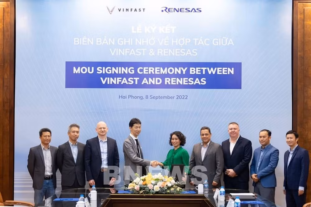 VinFast coopera con grupo japonés Renesas para fabricar vehículos eléctricos ảnh 1 VinFast coopera con grupo japonés Renesas para fabricar vehículos eléctricos ảnh 1