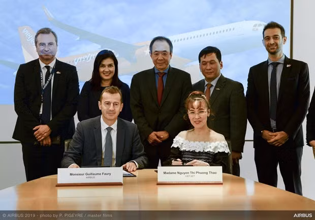 Compra aerolínea vietnamita 20 aviones A321XLR de Airbus ảnh 1