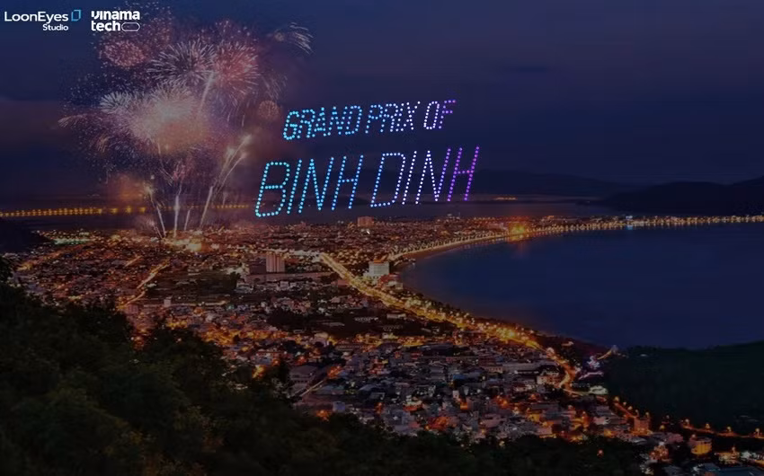  Espectáculo de drones iluminará cielo de Quy Nhon a finales de este mes ảnh 1