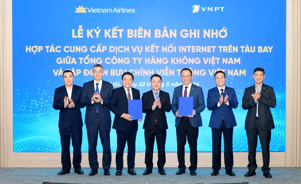 Vietnam Airlines implementará servicios de conectividad de Internet en aviones ảnh 1 Vietnam Airlines implementará servicios de conectividad de Internet en aviones ảnh 1