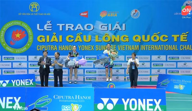 Efectuán el Torneo Internacional de Bádminton Ciputra Hanoi ảnh 1