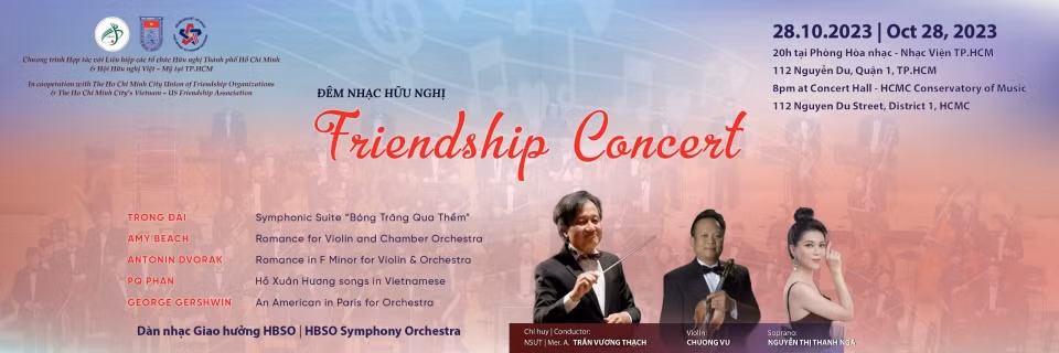 Celebrarán concierto especial de amistad en Ciudad Ho Chi Minh ảnh 1 Celebrarán concierto especial de amistad en Ciudad Ho Chi Minh ảnh 1