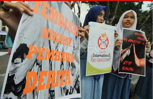Indonesia llama a jóvenes a evitar cigarrillos ảnh 1