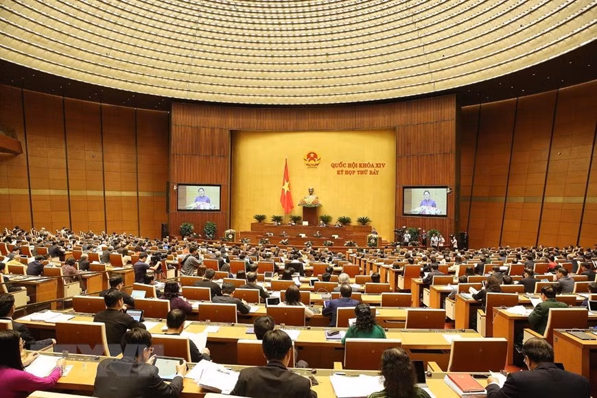 Inauguran séptimo período de sesiones de la Asamblea Nacional de Vietnam ảnh 1 Inauguran séptimo período de sesiones de la Asamblea Nacional de Vietnam ảnh 1