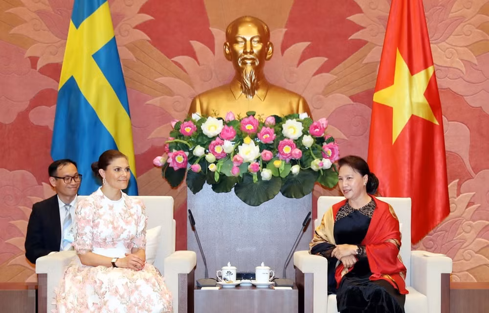 Resalta presidenta del Parlamento de Vietnam la amistad de medio siglo con Suecia ảnh 1