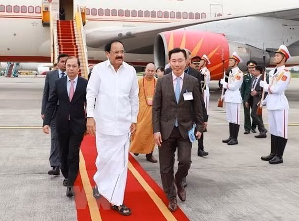 India profundizará las relaciones con Vietnam, afirma vicepresidente Venkaiah Naidu ảnh 1 India profundizará las relaciones con Vietnam, afirma vicepresidente Venkaiah Naidu ảnh 1
