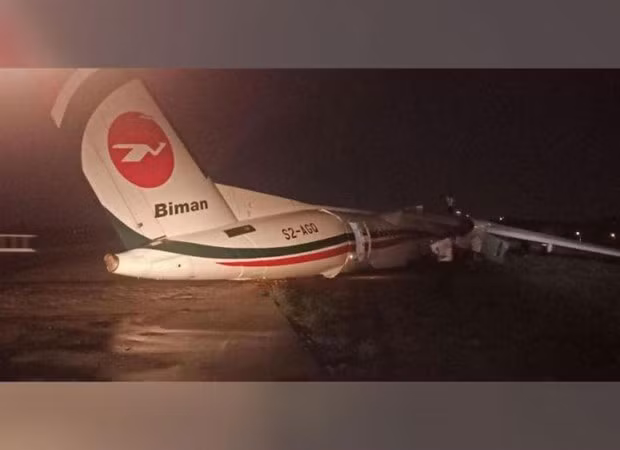 Resultan heridas 11 personas tras accidente de avión bangladesí en aeropuerto de Myanmar ảnh 1