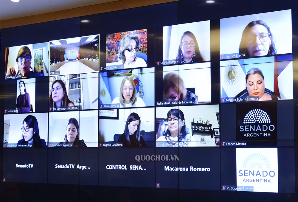 Parlamentarios de Vietnam y Argentina realizan intercambio virtual ảnh 2 Parlamentarios de Vietnam y Argentina realizan intercambio virtual ảnh 2
