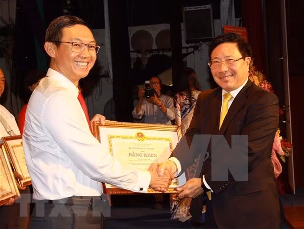 Departamento de Relaciones Exteriores de Ciudad Ho Chi Minh celebra 45 aniversario de fundación ảnh 1