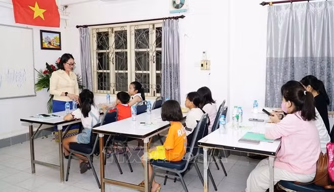 Esfuerzos por preservar idioma vietnamita entre generaciones jóvenes en ultramar ảnh 1
