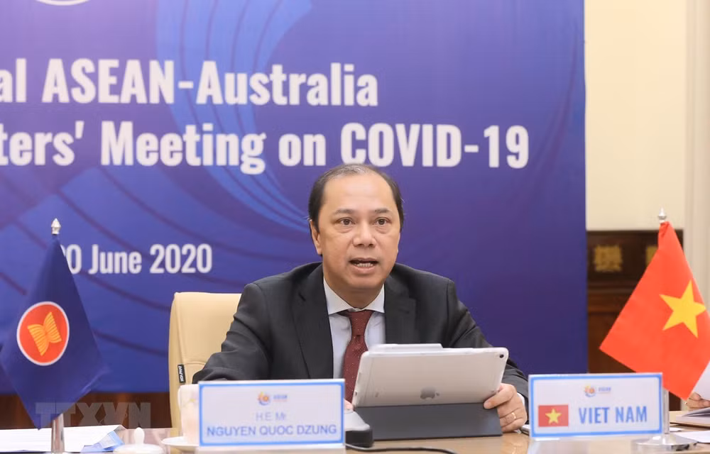 ASEAN y Australia celebran videoconferencia especial sobre COVID- 19 ảnh 1 ASEAN y Australia celebran videoconferencia especial sobre COVID- 19 ảnh 1