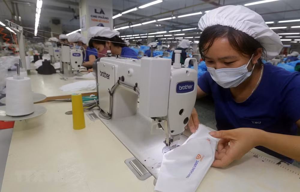 Empresa vietnamita exporta un millón de mascarillas antibacteriales a Estados Unidos ảnh 1
