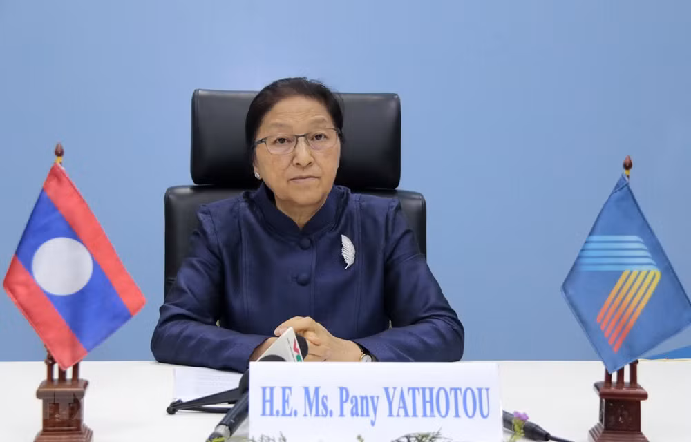 Presidenta del Parlamento laosiano valora papel de Vietnam en la AIPA 41 ảnh 1