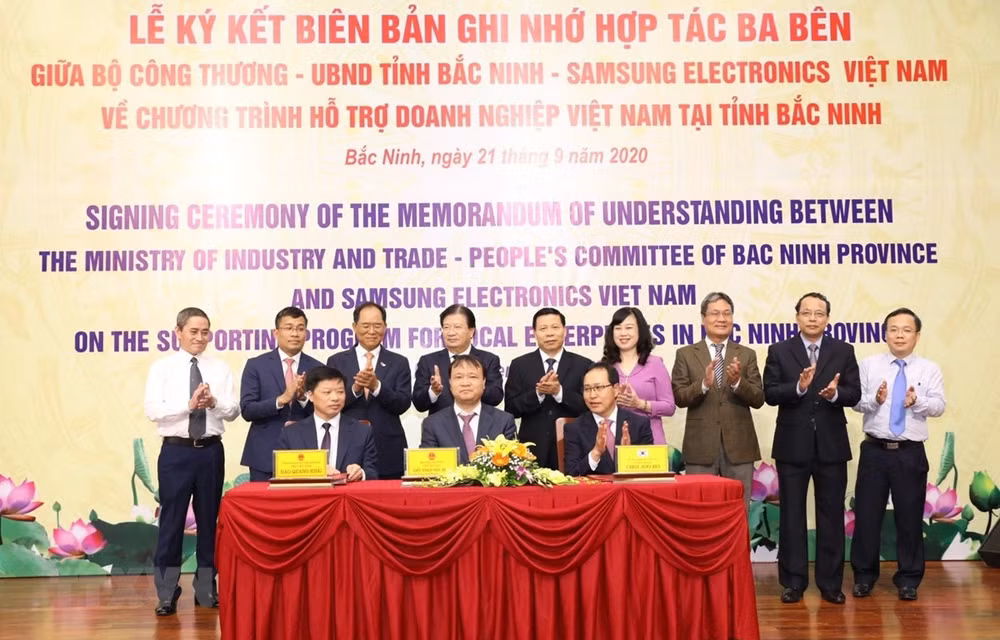Samsung aumenta la asistencia a empresas en provincia vietnamita de Bac Ninh ảnh 1