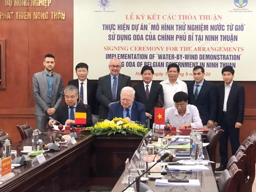 Vietnam y Bélgica experimentan nuevo modelo de sistema acuático con uso de energía eólica ảnh 1