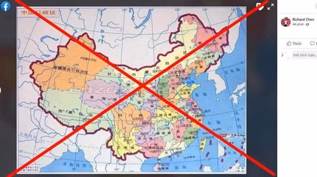 Multan a extranjero por publicar mapa erróneo sobre soberanía de Vietnam ảnh 1
