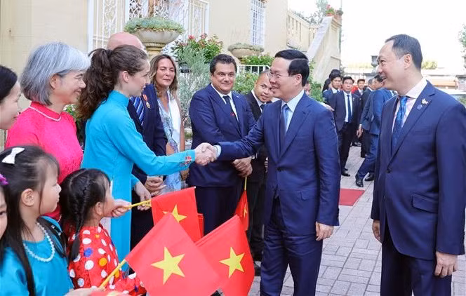 Presidente de Vietnam se reúne con comunidad de connacionales y amigos italianos ảnh 1