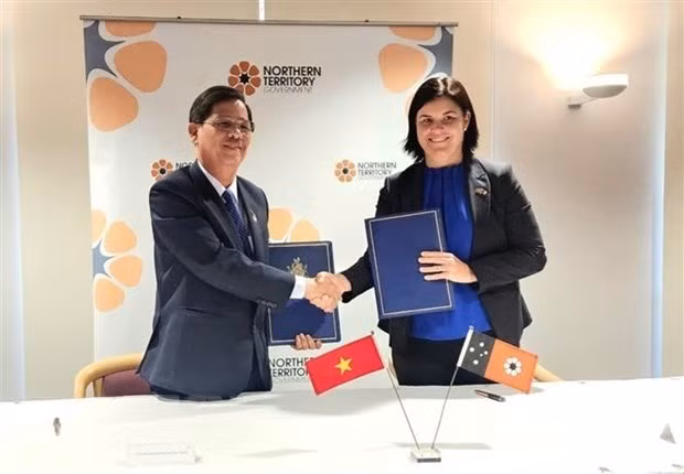 Khanh Hoa y Territorio del Norte de Australia firman plan de cooperación ảnh 1