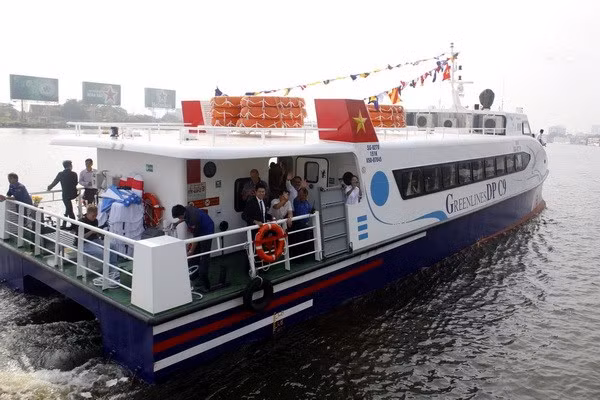 Inauguran nueva línea de barcos expresos Ciudad Ho Chi Minh - Vung Tau ảnh 1