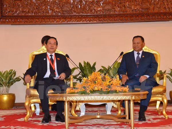 Presidente del Senado cambodiano afirma nexos de solidaridad con Vietnam ảnh 1