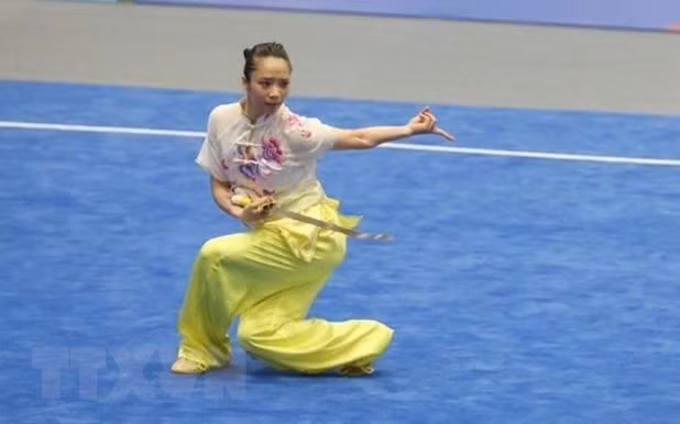 Wushuista vietnamita gana oro en Juegos Mundiales ảnh 1