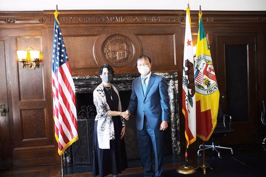 Buscan agilizar cooperación comercial entre Vietnam y Los Ángeles ảnh 2