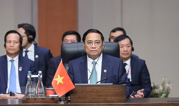 Premier vietnamita se reúne con dirigentes de Filipinas, Singapur y ONU ảnh 2 Premier vietnamita se reúne con dirigentes de Filipinas, Singapur y ONU ảnh 2