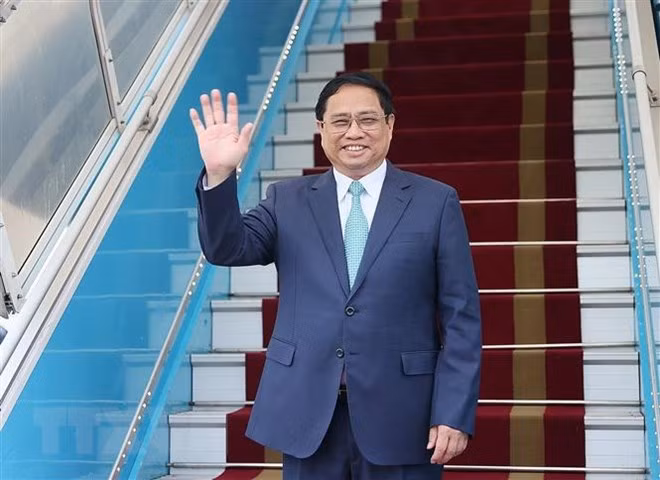 Primer Ministro sale de Nueva York para visita oficial a Brasil ảnh 1 Primer Ministro sale de Nueva York para visita oficial a Brasil ảnh 1