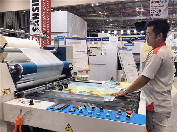 Inauguran Exposición internacional de impresión y embalaje de Vietnam 2023 ảnh 1
