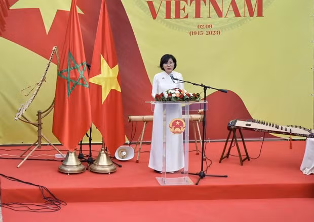 Celebran el Día Nacional de Vietnam en Reino Unido y Marruecos ảnh 2 Celebran el Día Nacional de Vietnam en Reino Unido y Marruecos ảnh 2