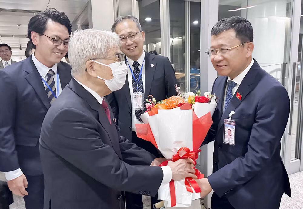 Presidente de Cámara de Consejeros de Japón inicia visita a Vietnam ảnh 1