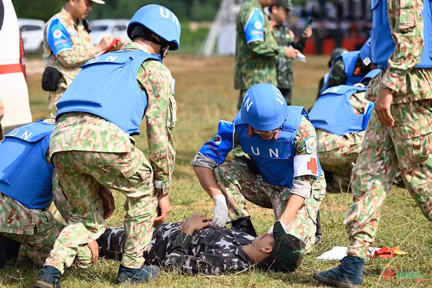 Vietnam y Japón cooperan en evaluación de capacidad para fuerzas participantes en operaciones de ONU ảnh 1