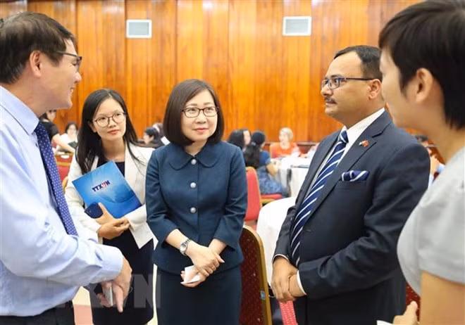 Conmemoran en Vietnam programa de cooperación técnica y económica india&nbsp; ảnh 3