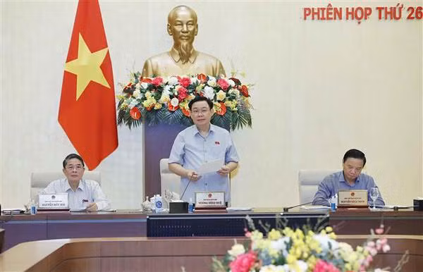 Inauguran reunión 26 del Comité Permanente del Parlamento de Vietnam ảnh 1 Inauguran reunión 26 del Comité Permanente del Parlamento de Vietnam ảnh 1