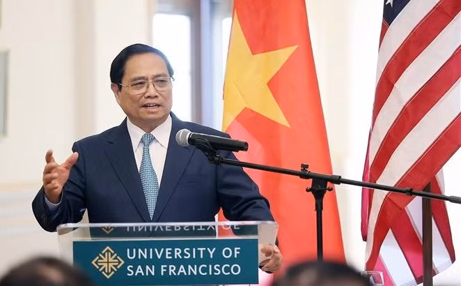 Premier vietnamita visita la Universidad de San Francisco ảnh 1