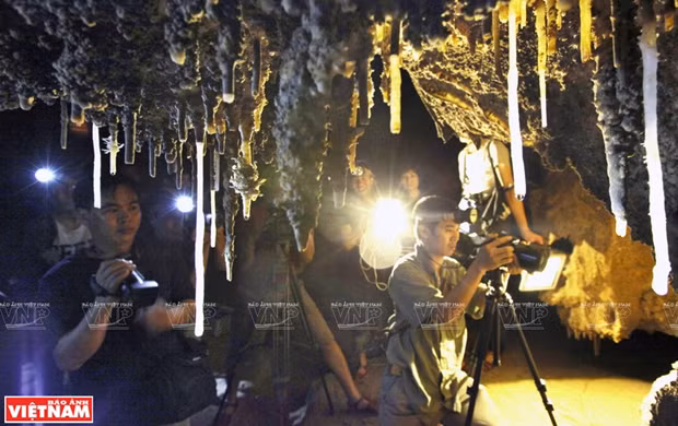 Una experiencia por la cueva Thien Duong en la provincia vietnamita de Quang Binh ảnh 12