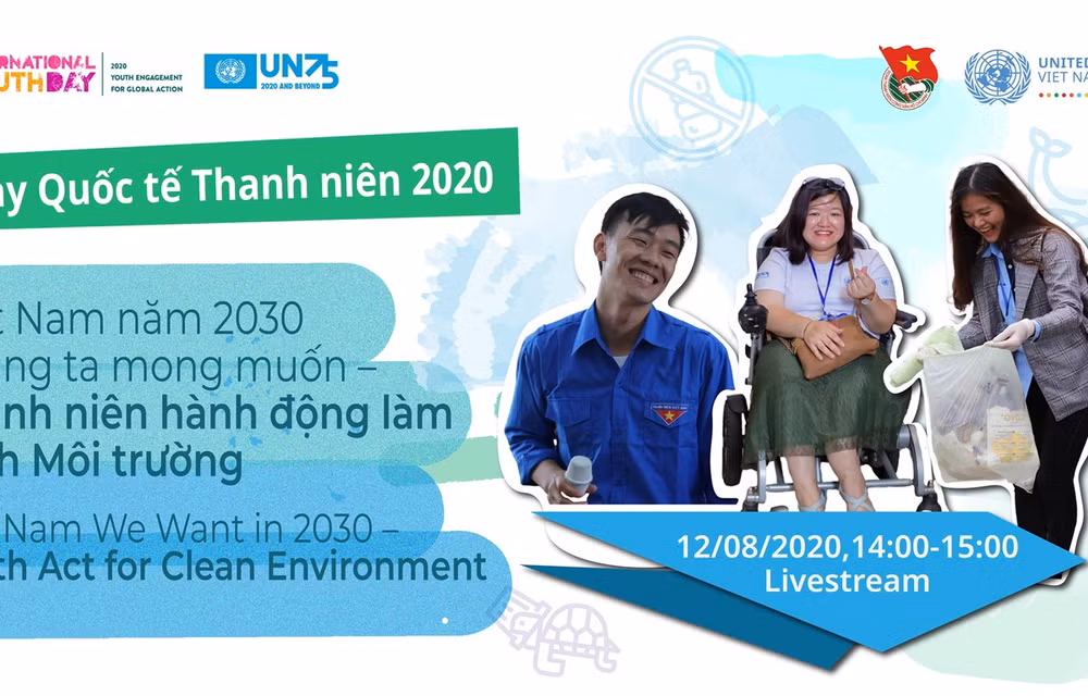 Jóvenes vietnamitas llaman a actuar a favor de un medioambiente verde ảnh 1